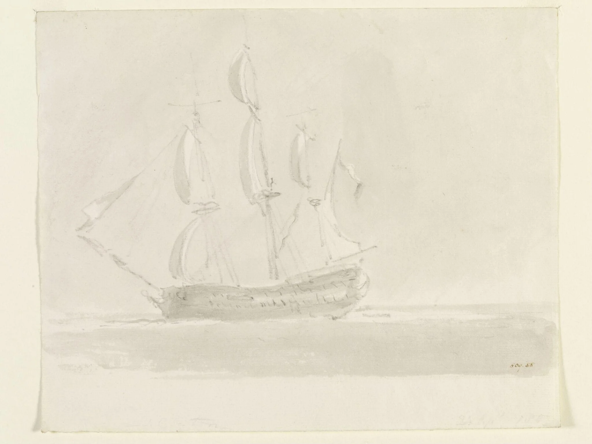 A ship under sail