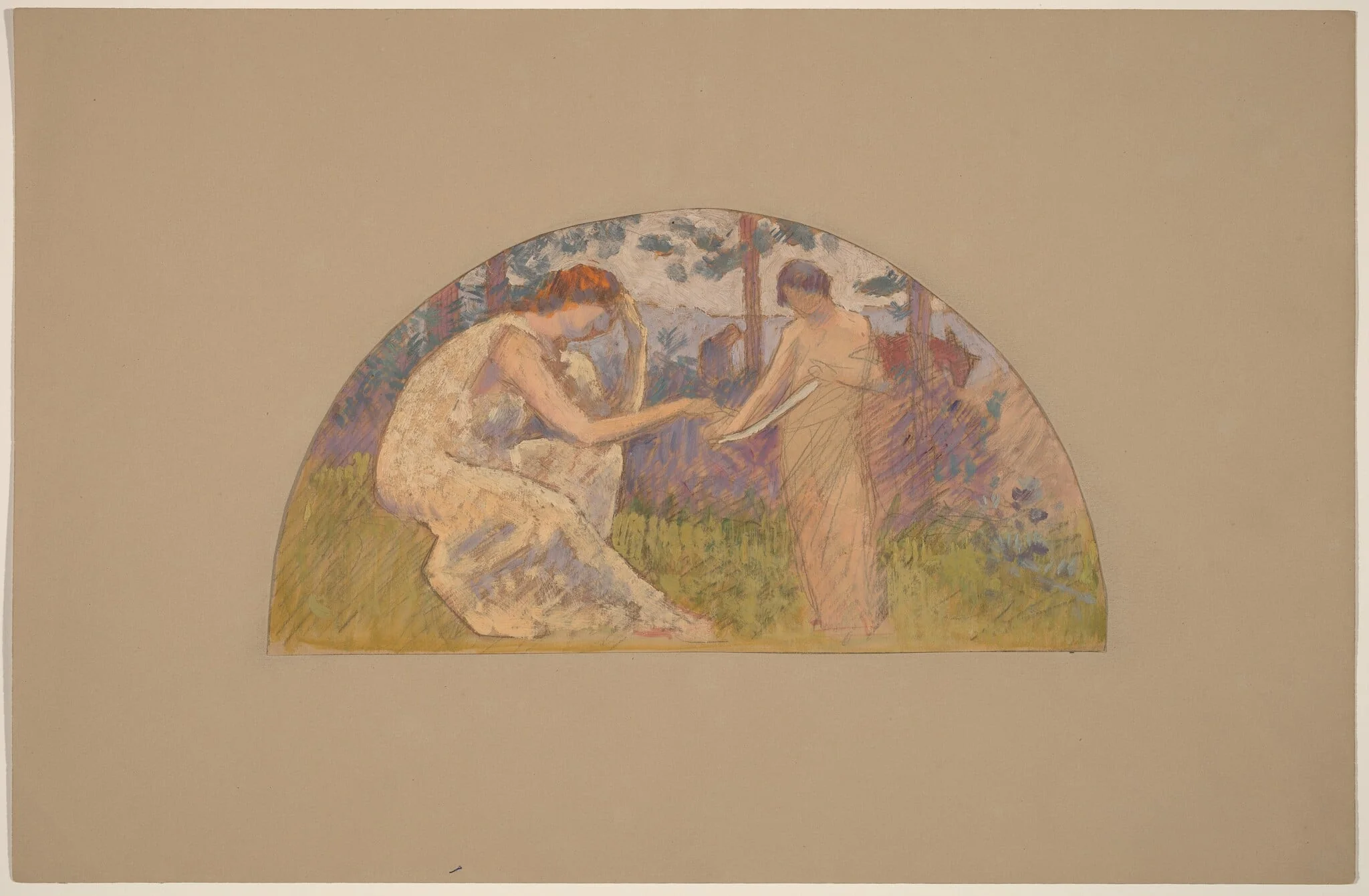 Study for a Lunette