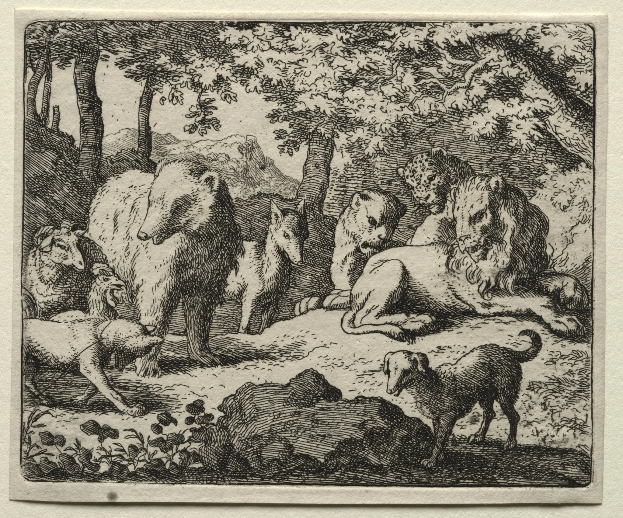 Reynard the Fox:  The Suspension of the Sentence, by Allart van Everdingen, 1662