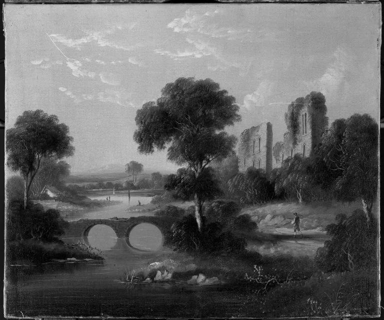 Warwick Castle, by Unknown, oil, 1850