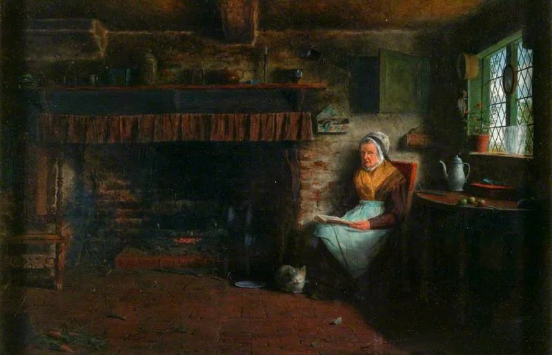 Sunday Afternoon, by Frederick Daniel Hardy, oil, 1852