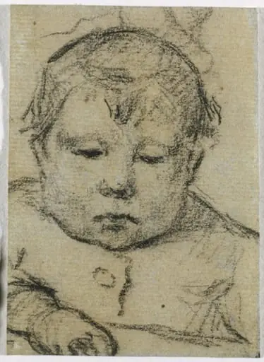 Emil Gauguin as a Child, Right Hand Forward