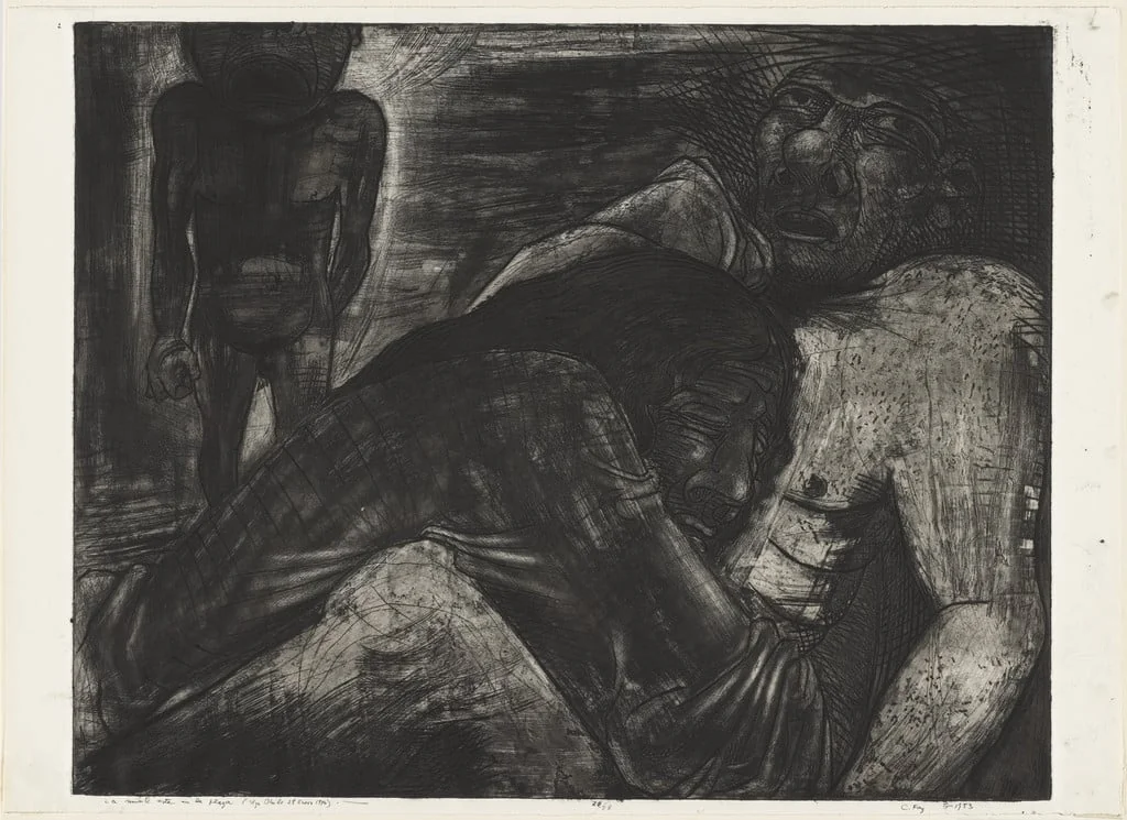 Untitled, by Carlos Faz Caimus, ink, 1953