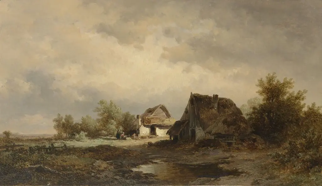 Landscape with Cottages on the Heath