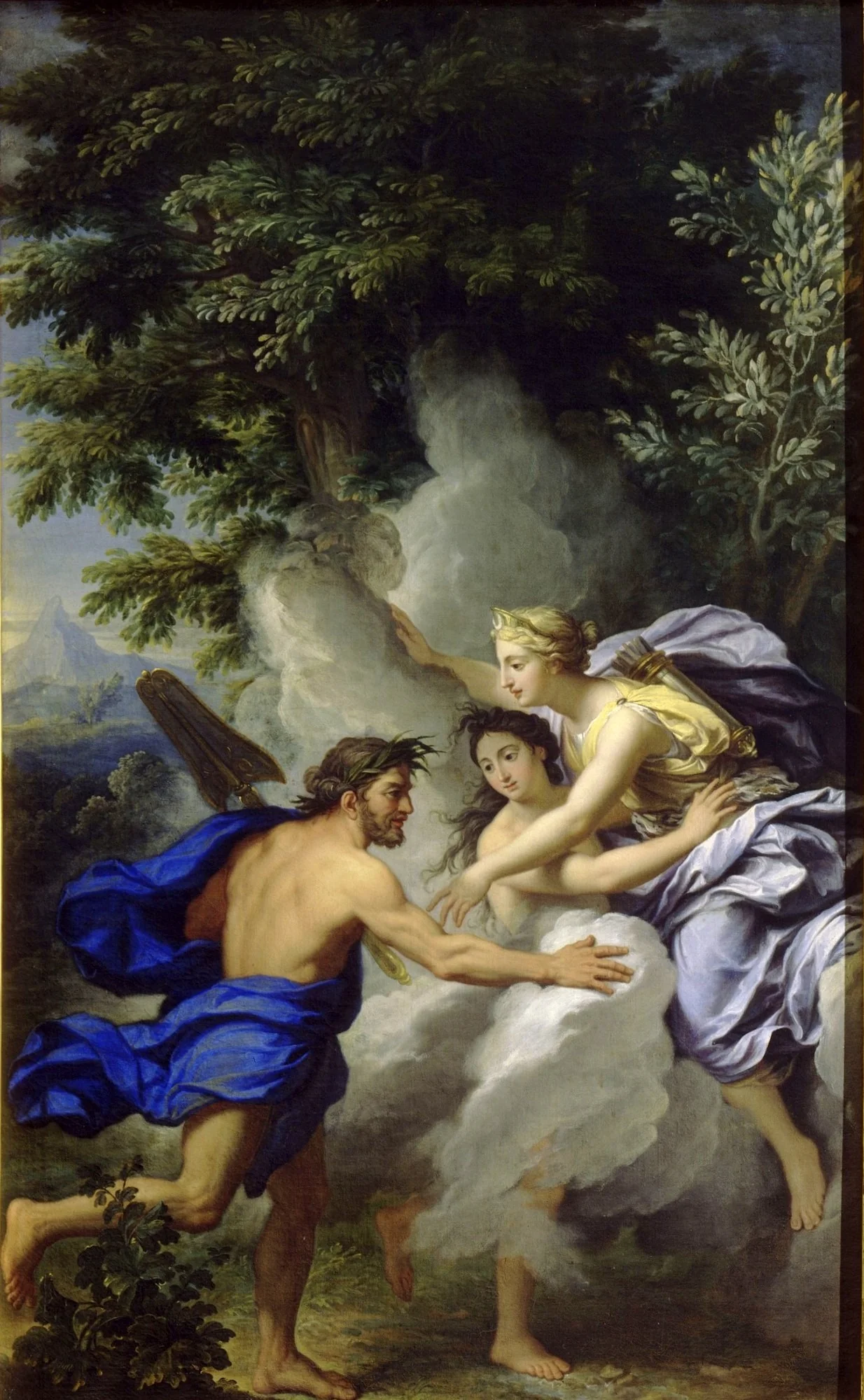 Alpheus and Arethusa, by René-Antoine Houasse, oil, 1694