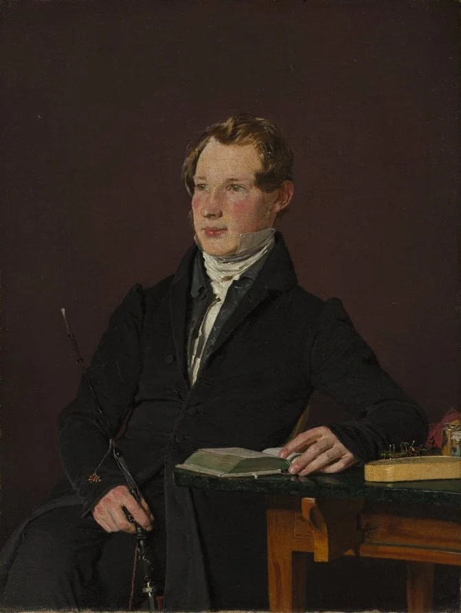 Dr. Johann Henning Kjetil Hjardemaal, by Christen Købke, unspecified, 1833