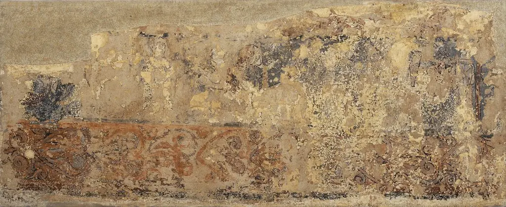 Profane paintings from Sigena: Courtly and battle scenes