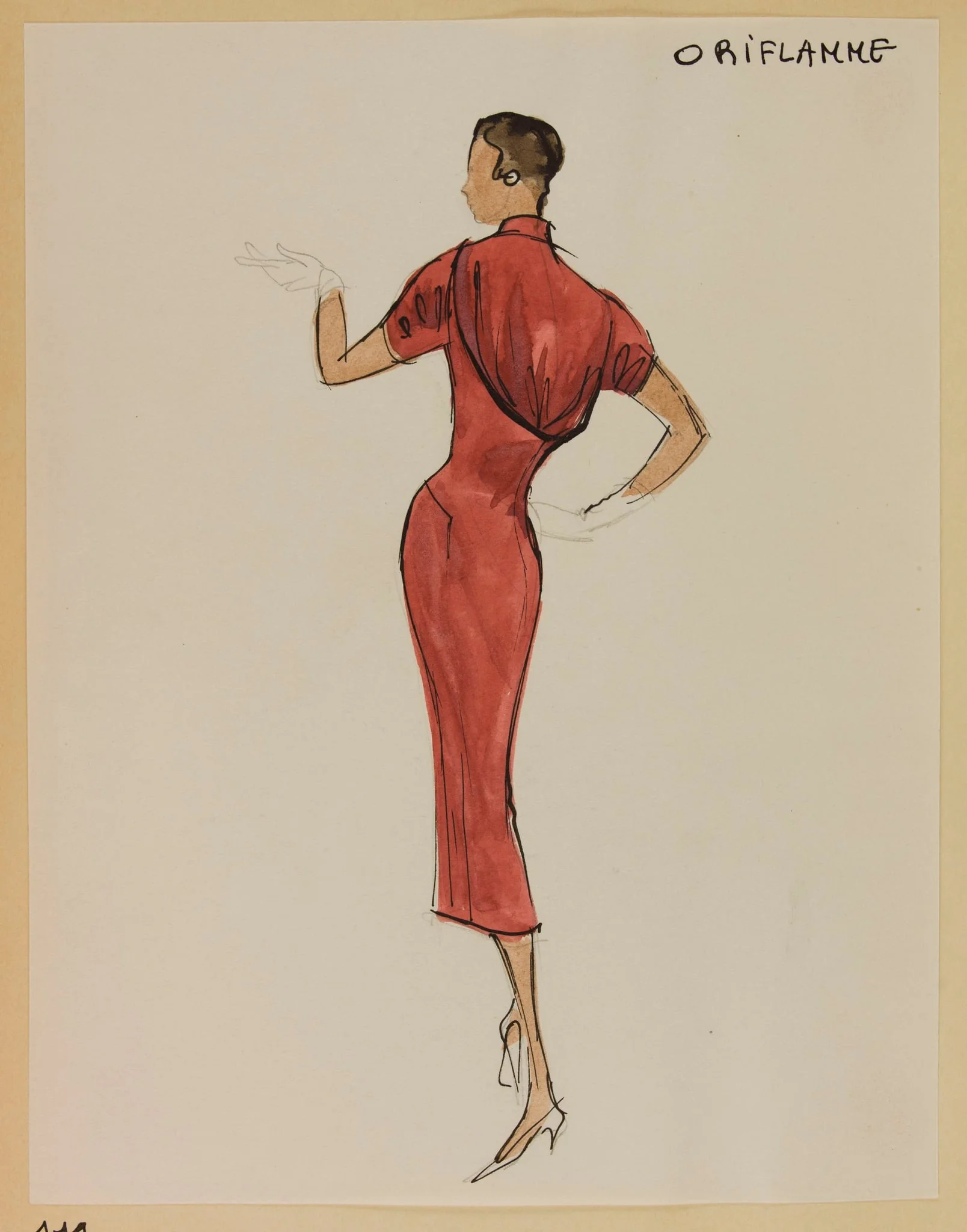 Oriflamme, by Carven, 1955