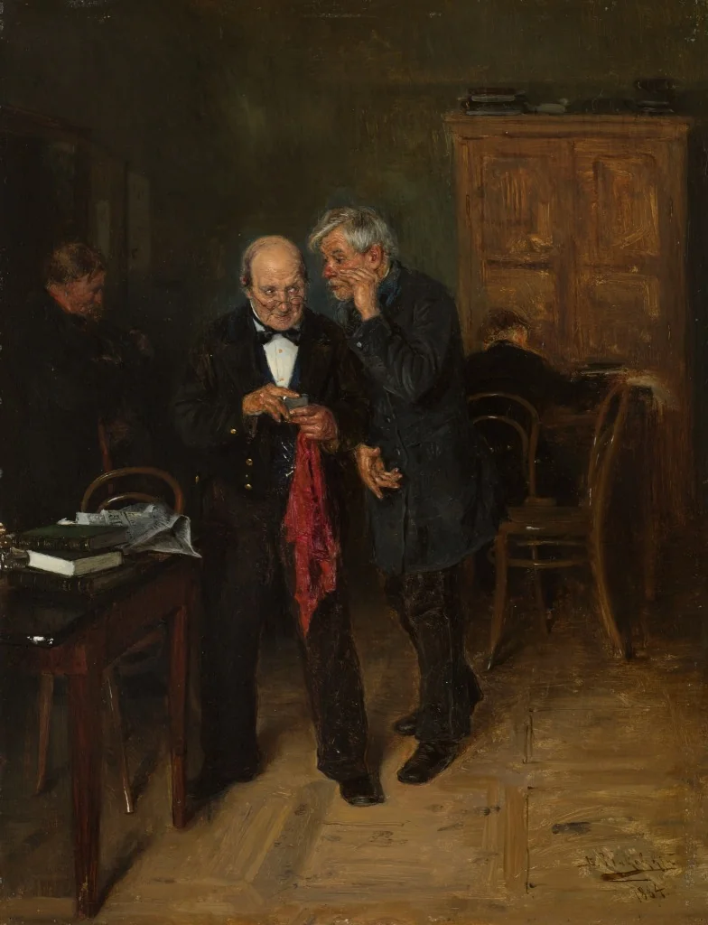 Secret (V. Makovsky, Tretyakov Gallery)