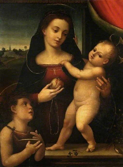 The Virgin and Child with the infant Baptist