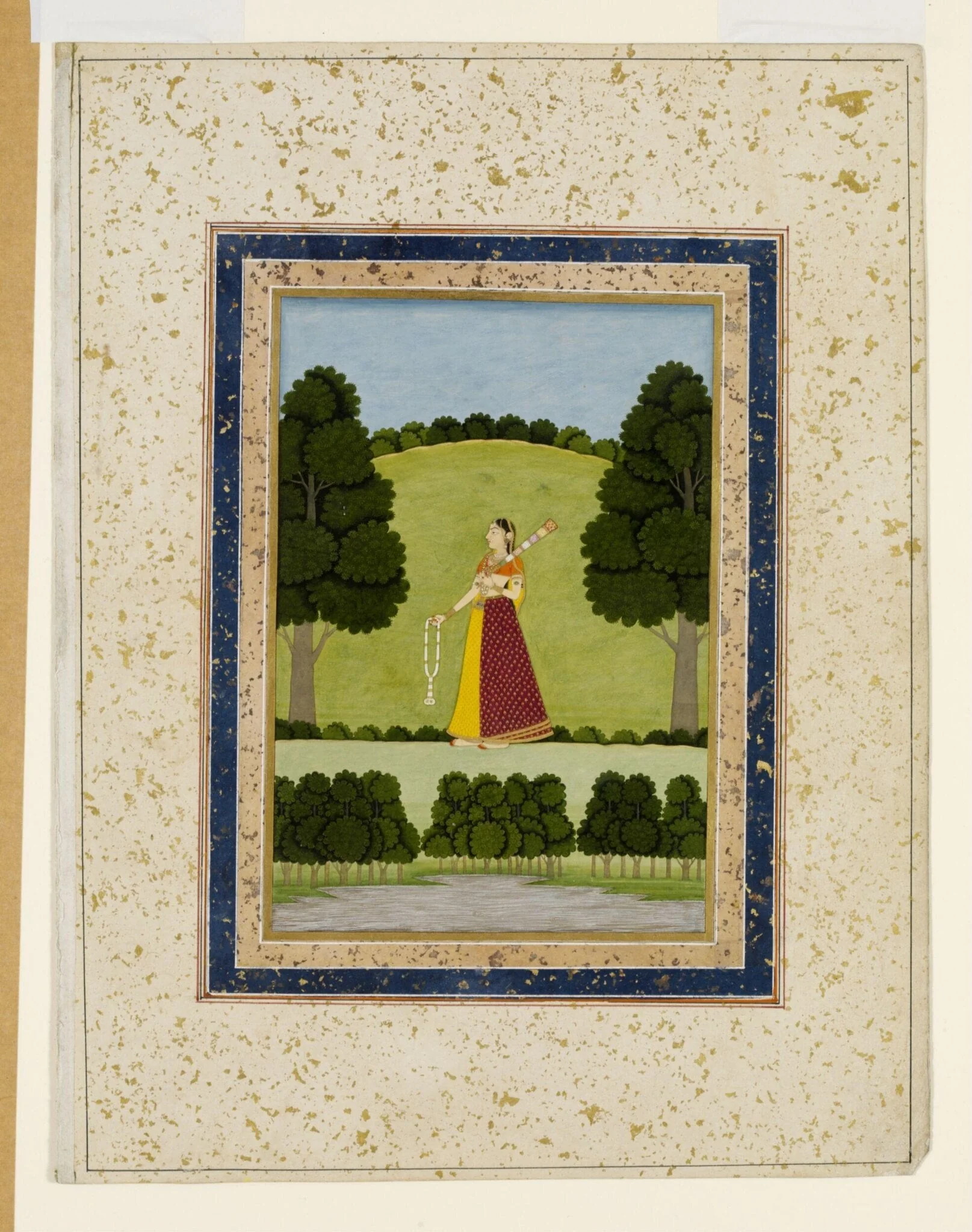 Gauri Ragini, by Unknown, paint, 1760