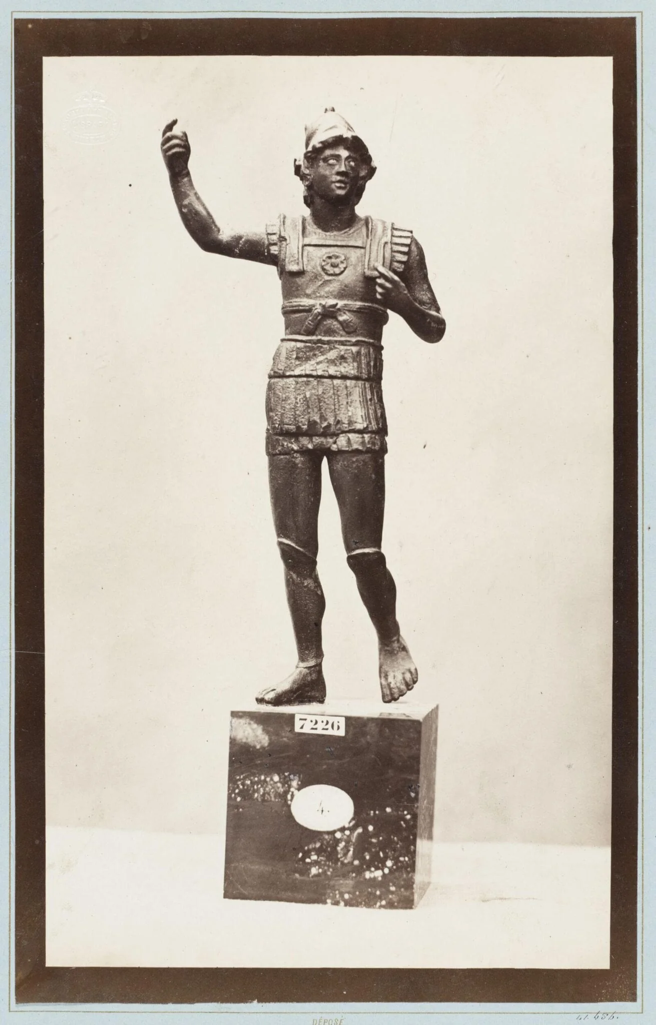 Bronze statuette, by Louise Laffon, photographic, 1864