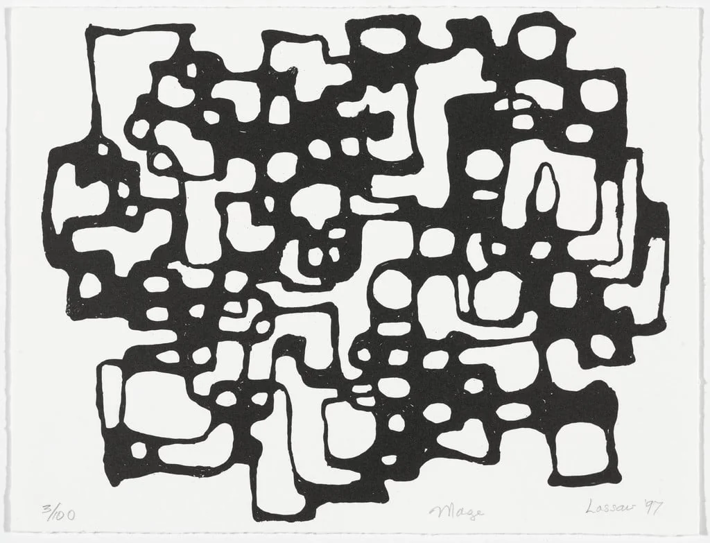 Untitled, by Ibram Lassaw, ink, 1997