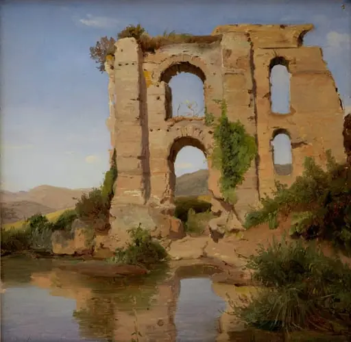 The Ruins of the Aqueduct Aniene Nuovo near Tivoli