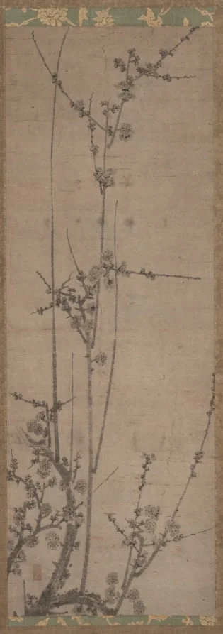 Plum Blossoms, by Unknown, unspecified, 1364