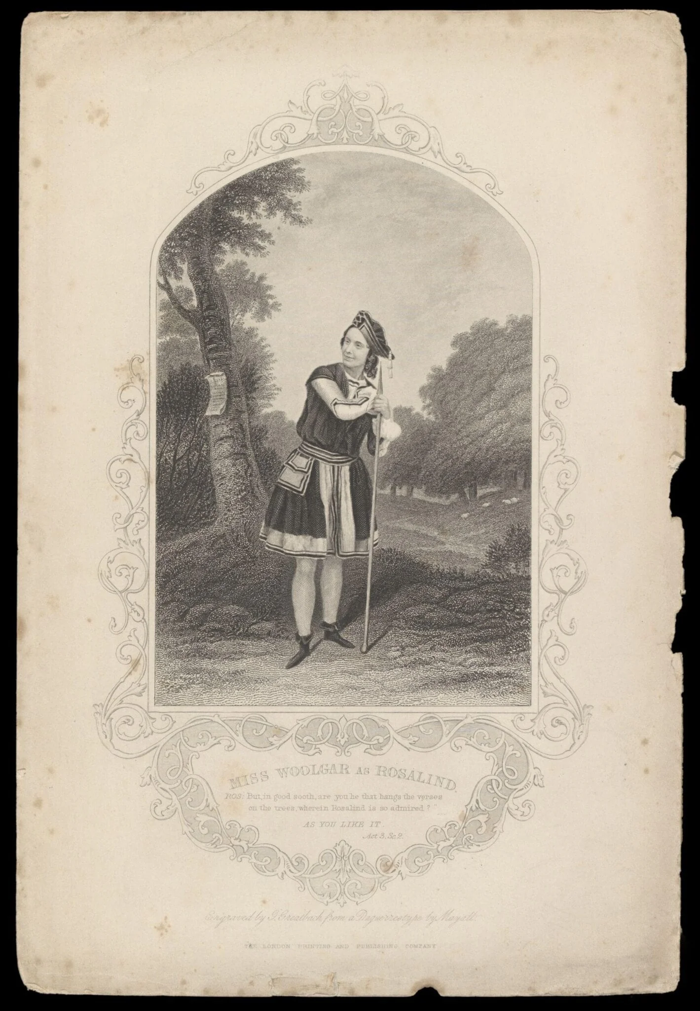 H Beard Print Collection, by John Jabez Edwin Mayall, 1800