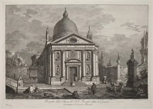Prospetto della Chiesa del SS. Rosario detta de' Gesuati