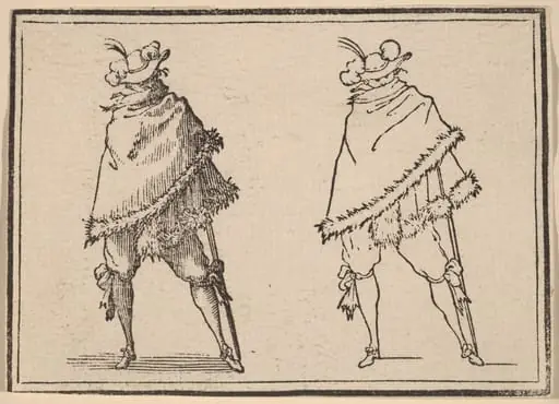 Gentleman Wrapped in his Mantle