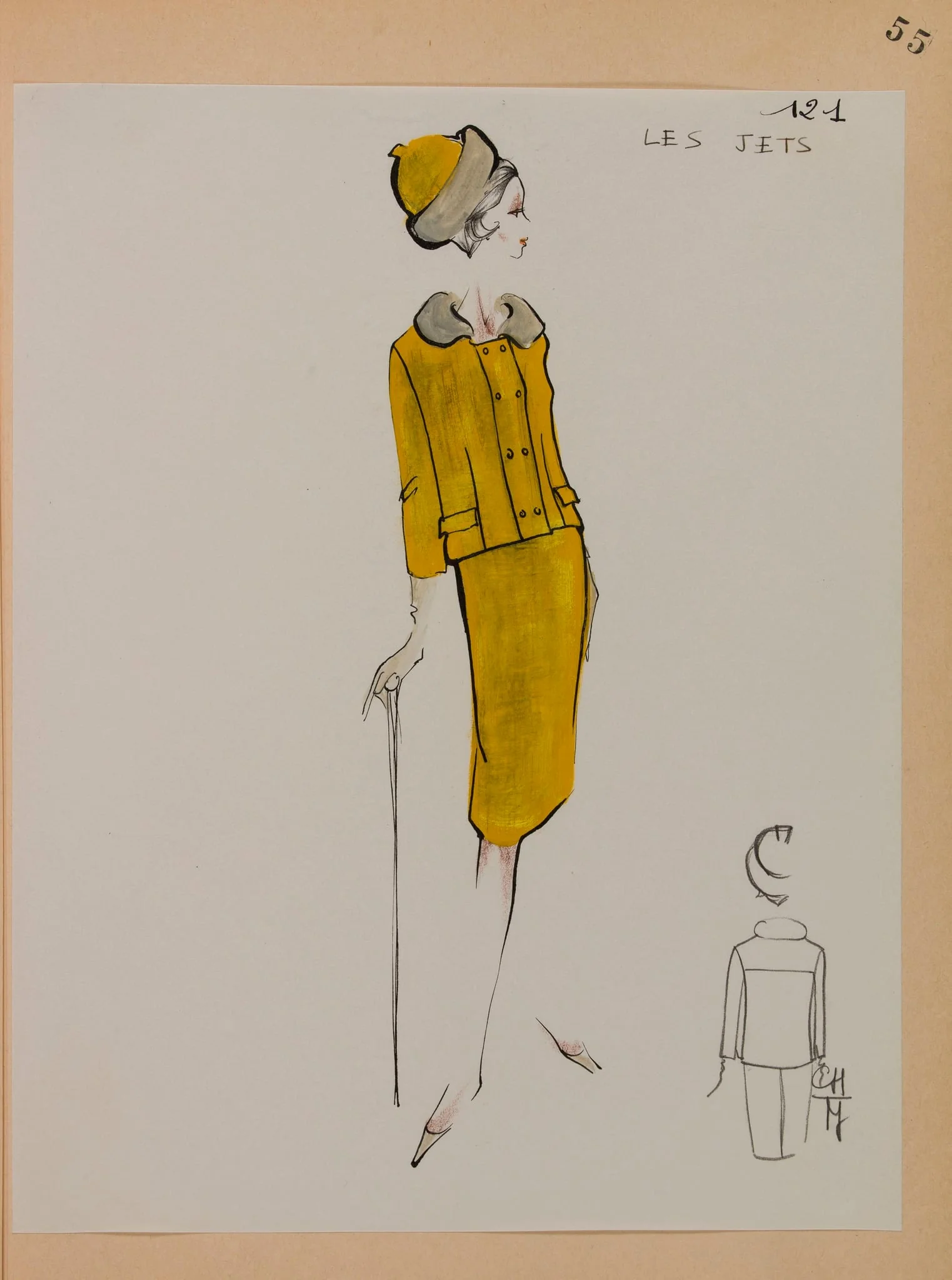 Les jets, by Carven, 1963