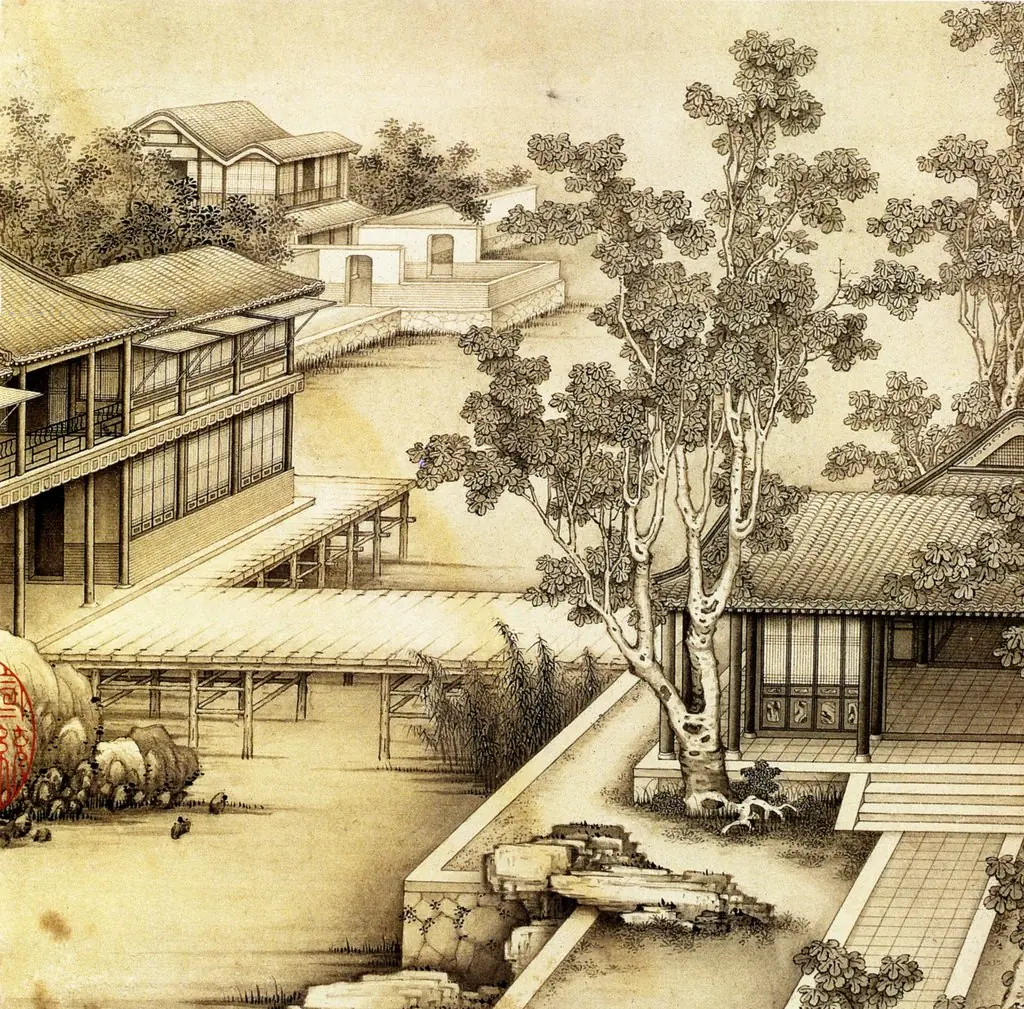 Refreshing Pavilions in the Shade of Wutong Trees