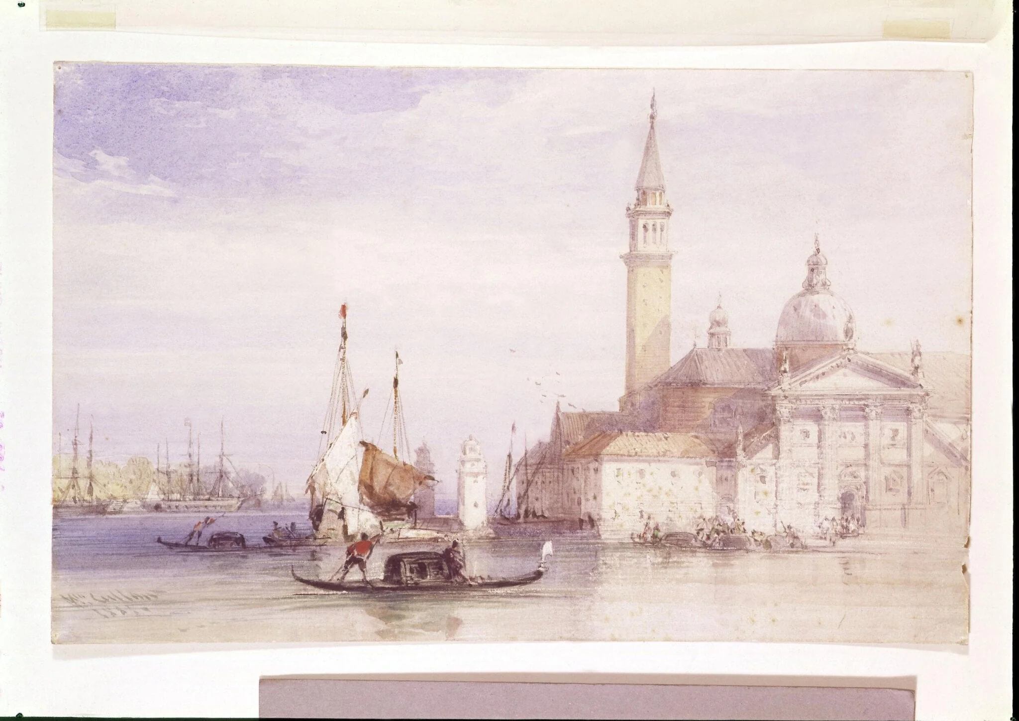 San Giorgio, Venice, by William Callow, watercolor, 1883