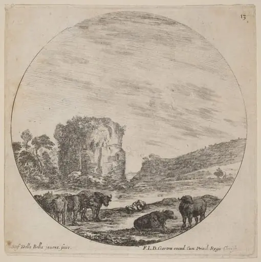 Landscape with Antique Ruins