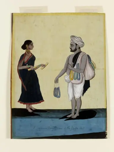 Bangle-seller and his wife