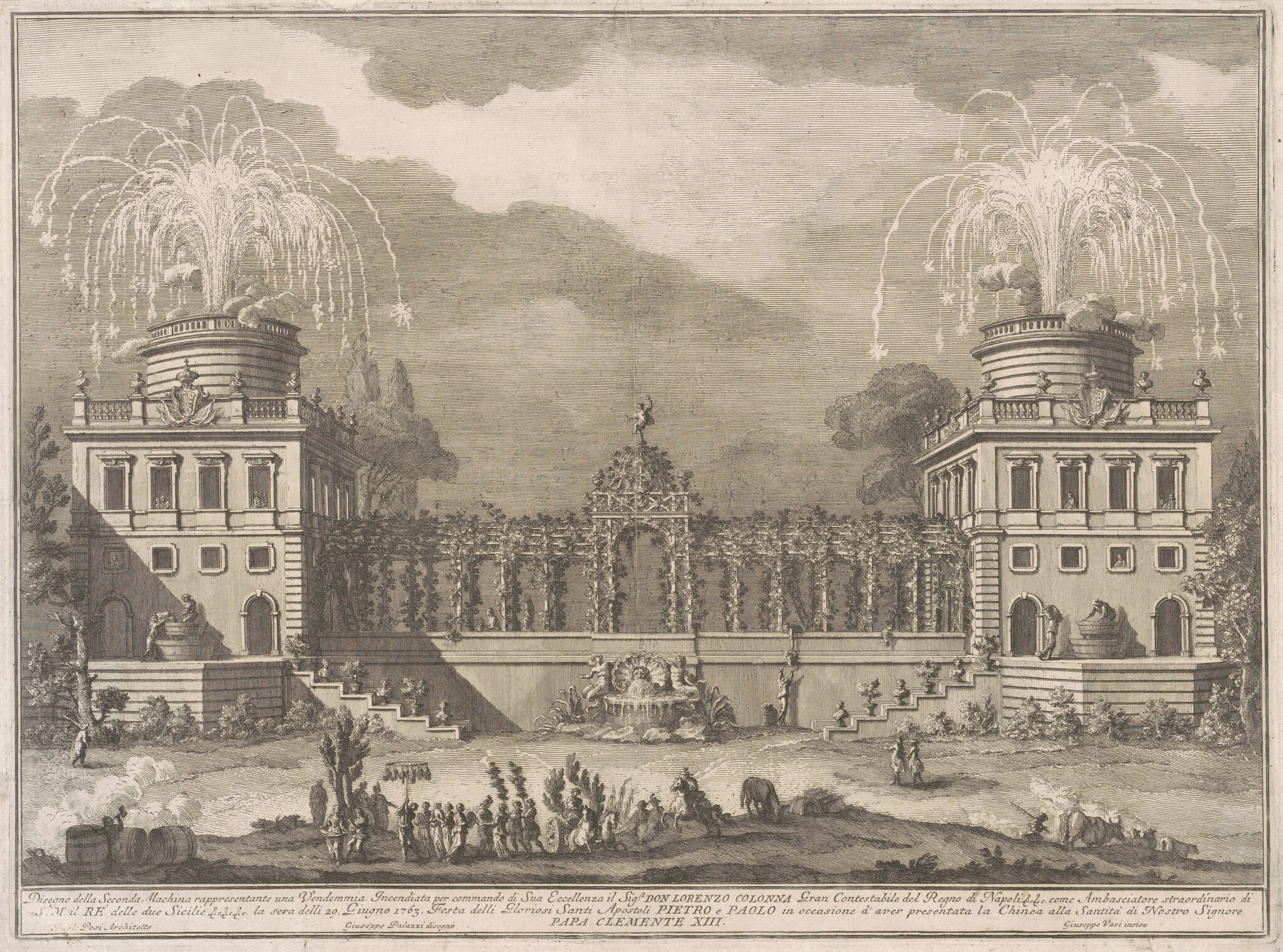 The Seconda Macchina for the Chinea of 1763: The Grape Harvest