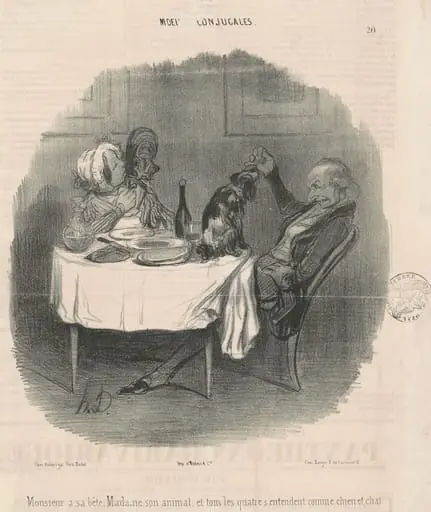 Monsieur a sa bête, Madame son animal...