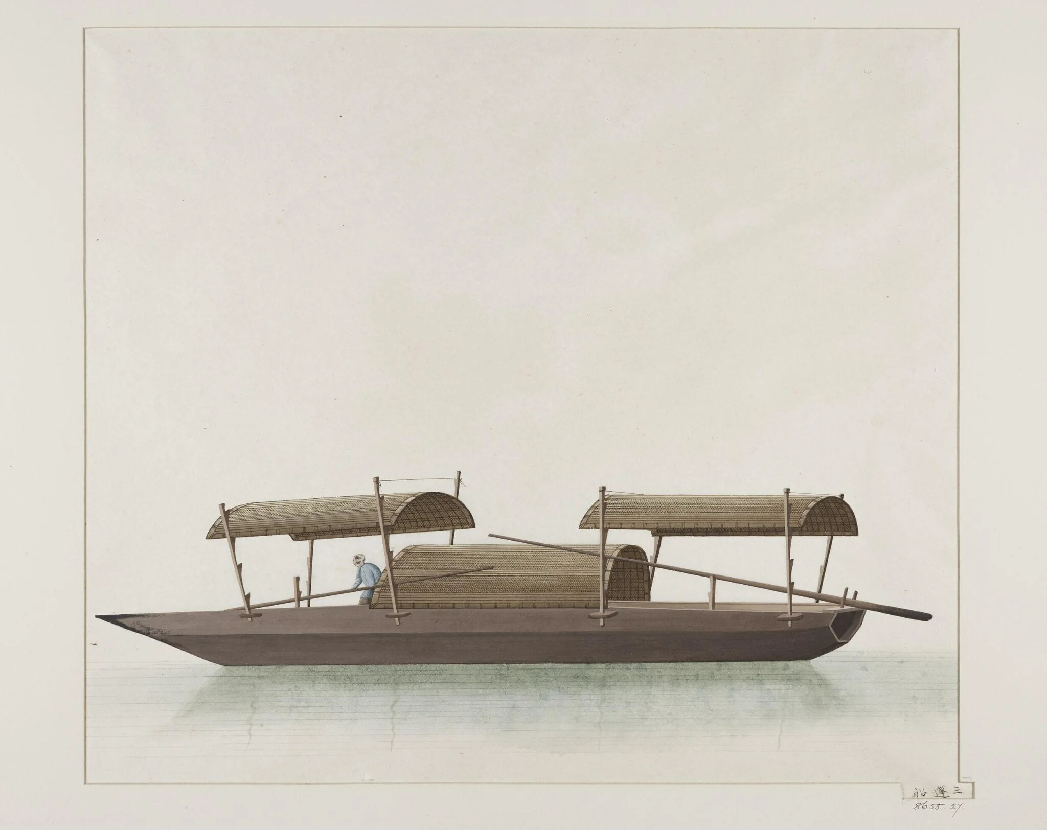 san peng chuan, by Unknown, paint, 1810