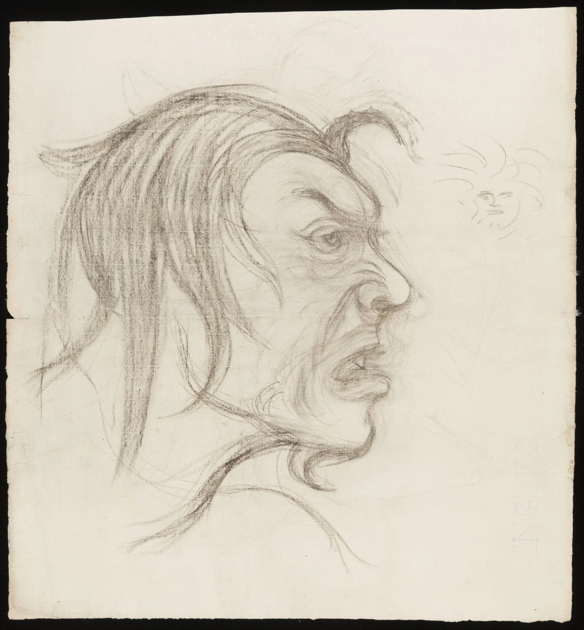 Head of a fiend, by Forbes-Robertson, 1850