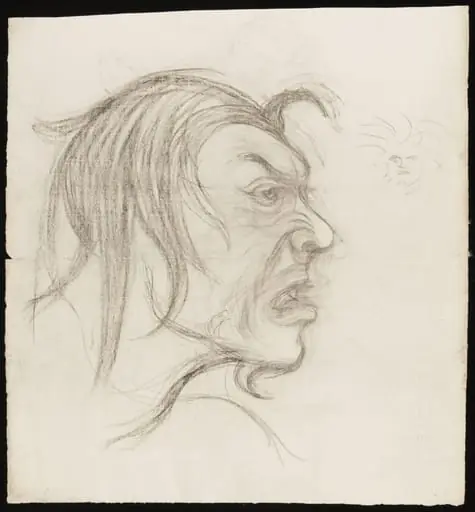 Head of a fiend