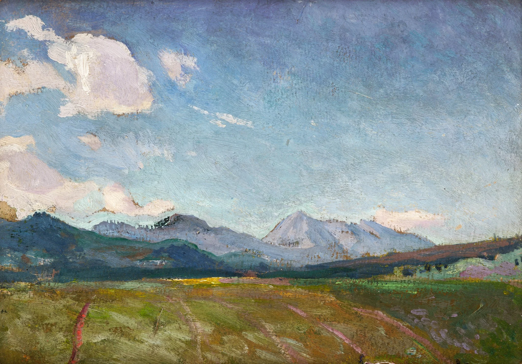 View towards Osobita (Zakopane), by Jan Stanisławski, unspecified, 1901