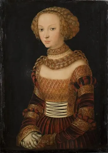 Portrait of a Young Woman. Princess Emily of Saxony?