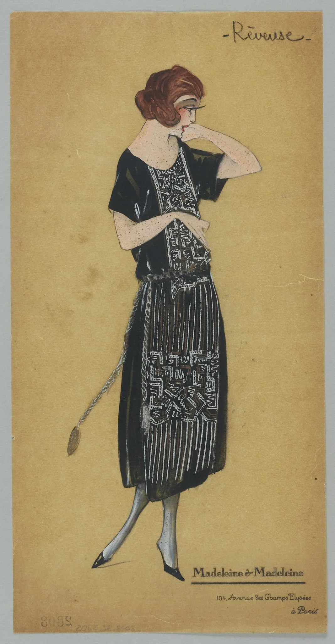 Rêveuse, by Madeleine & Madeleine, 1924