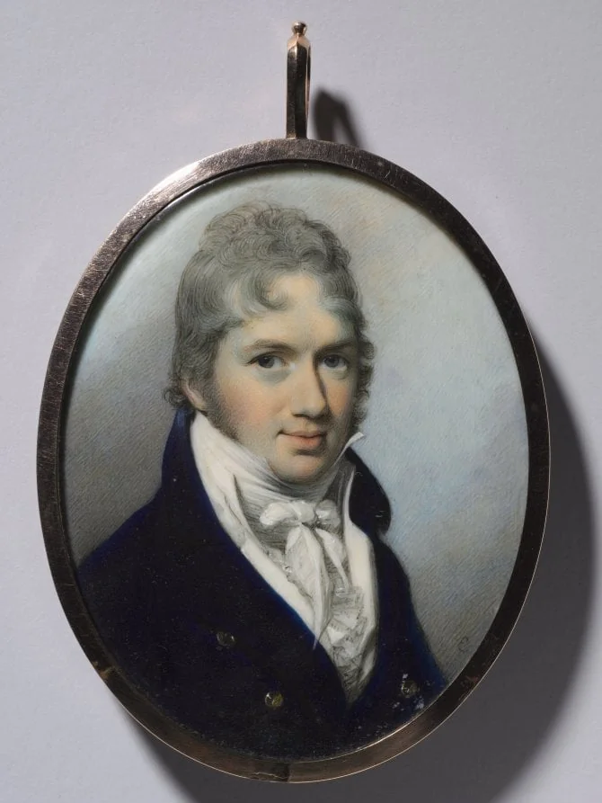 Portrait of Sir Thomas Baring, 2nd Baronet, by George Engleheart, unspecified, 1803