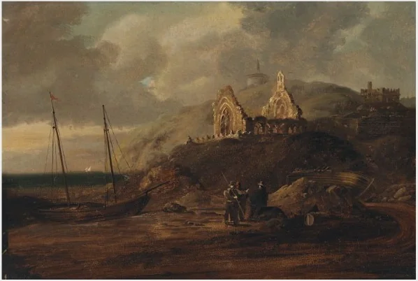 A View of Howth Abbey