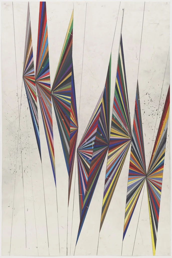 Untitled, by Mark Grotjahn, graphite, 2004