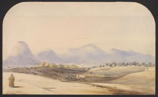 Arabs and their Camels surprised by Cavalry