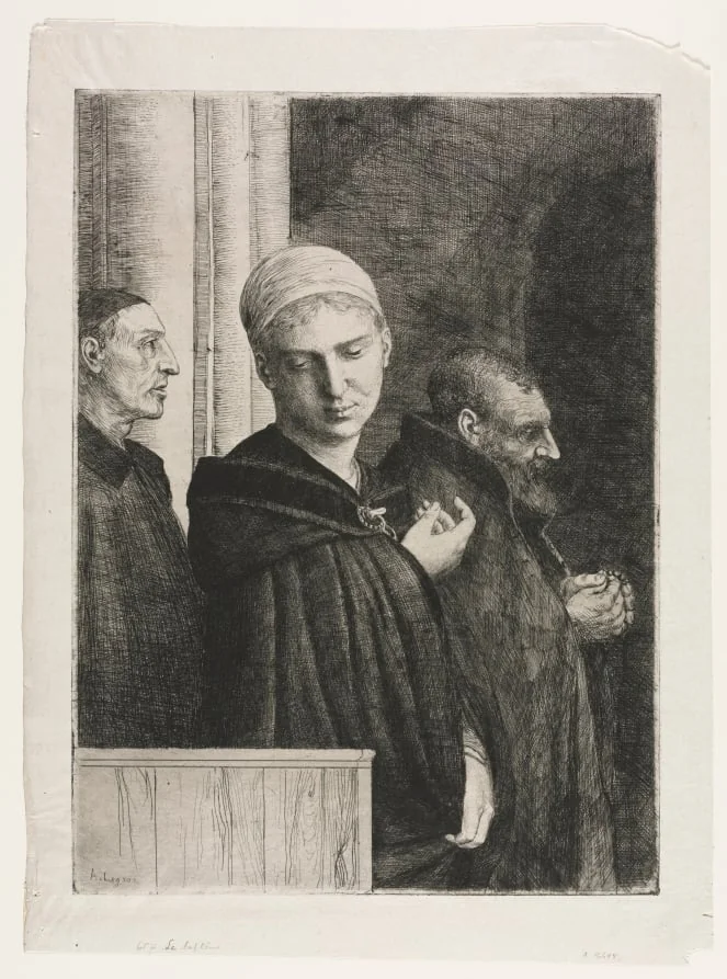 The Baptism, by Alphonse Legros, 1884