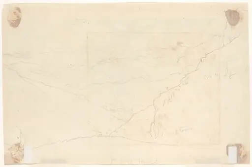 Mountain Landscape [verso]