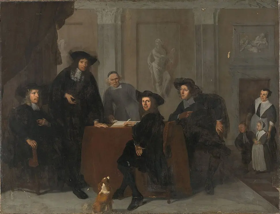 Regents of the Leper's house in Amsterdam