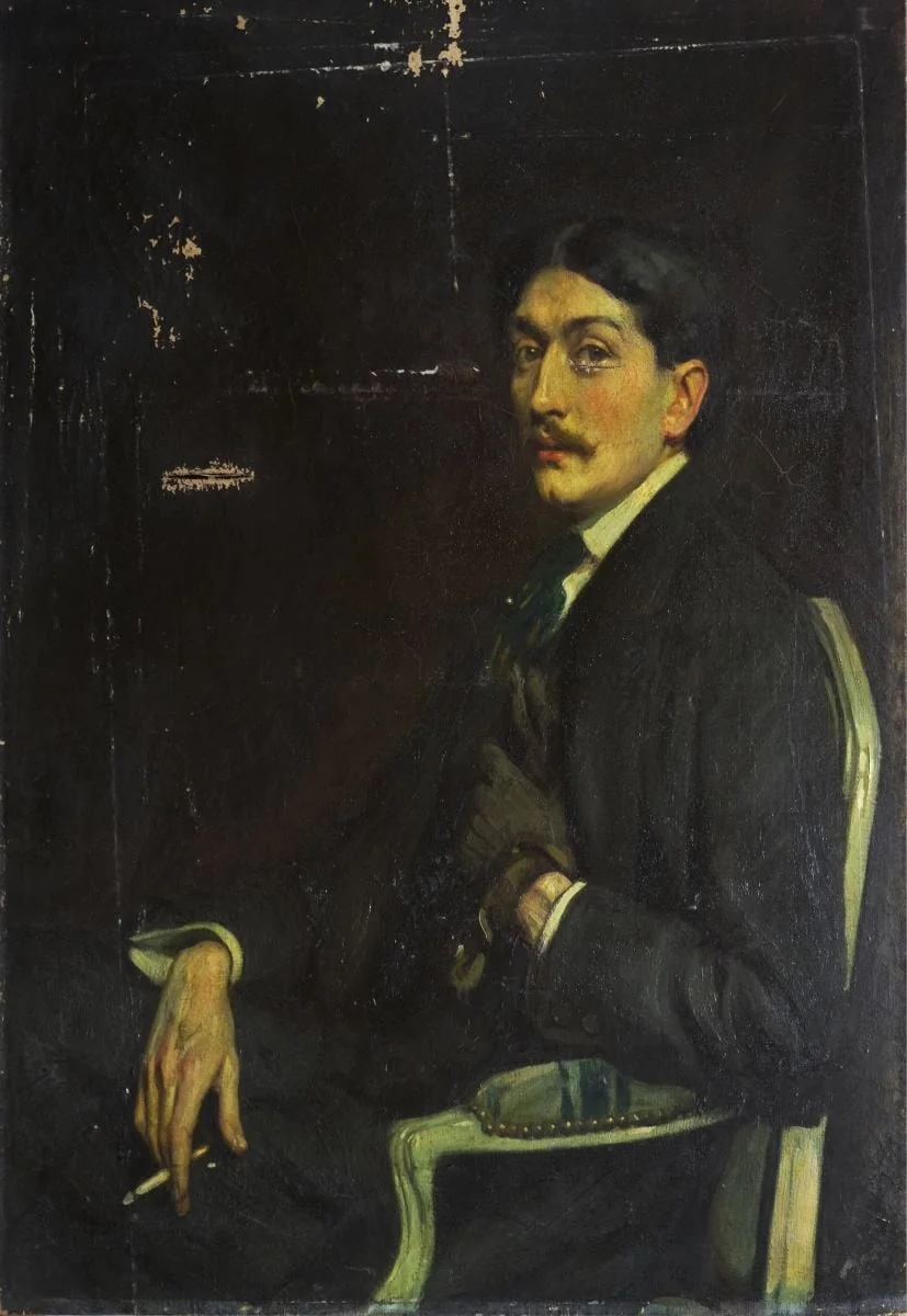 Portretul arhitectului Edmond van Saanen Algi, by Louis Valdo-Barbey, unspecified