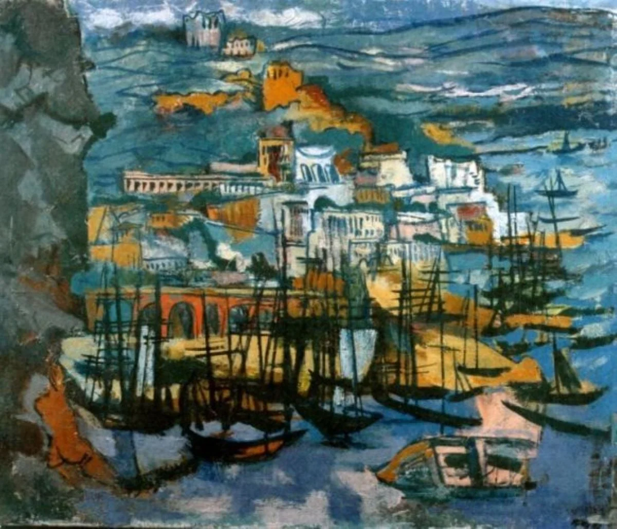 Port, by Marcel Iancu, unspecified, 1939