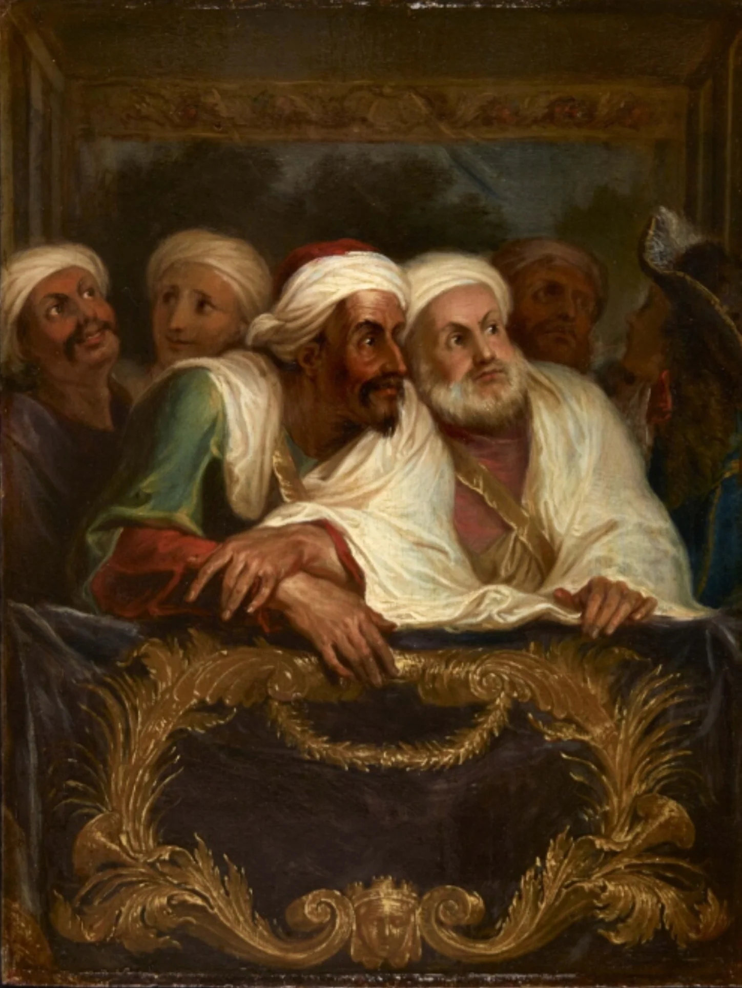 The Moroccan ambassador and his retinue at the Comédie italienne in Paris, February 1682
