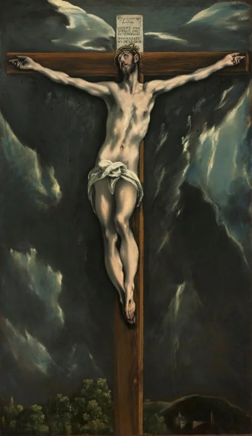 Christ on the Cross, by El Greco, unspecified, 1605