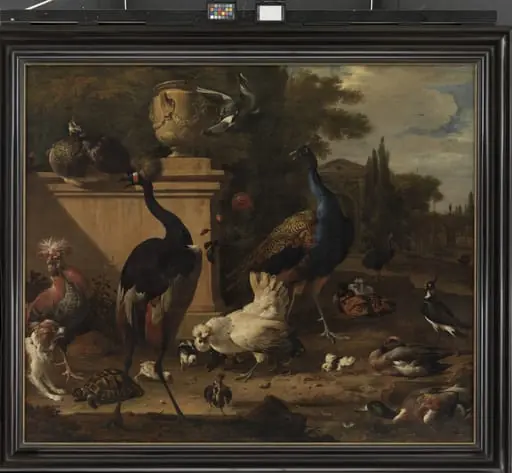 Hen Run at a Manor