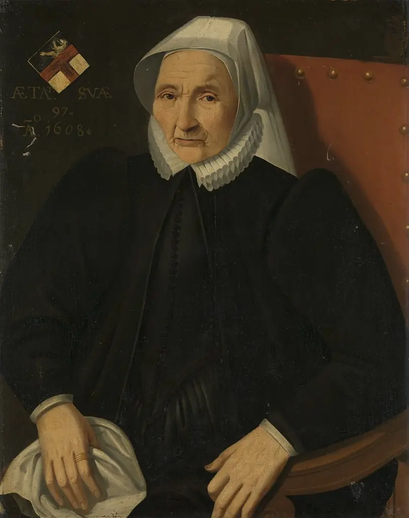 Portrait of a Woman, possibly an Aunt or older Sister of Isabeau de Halinck (Haling), Grandmother of Louys de Geer