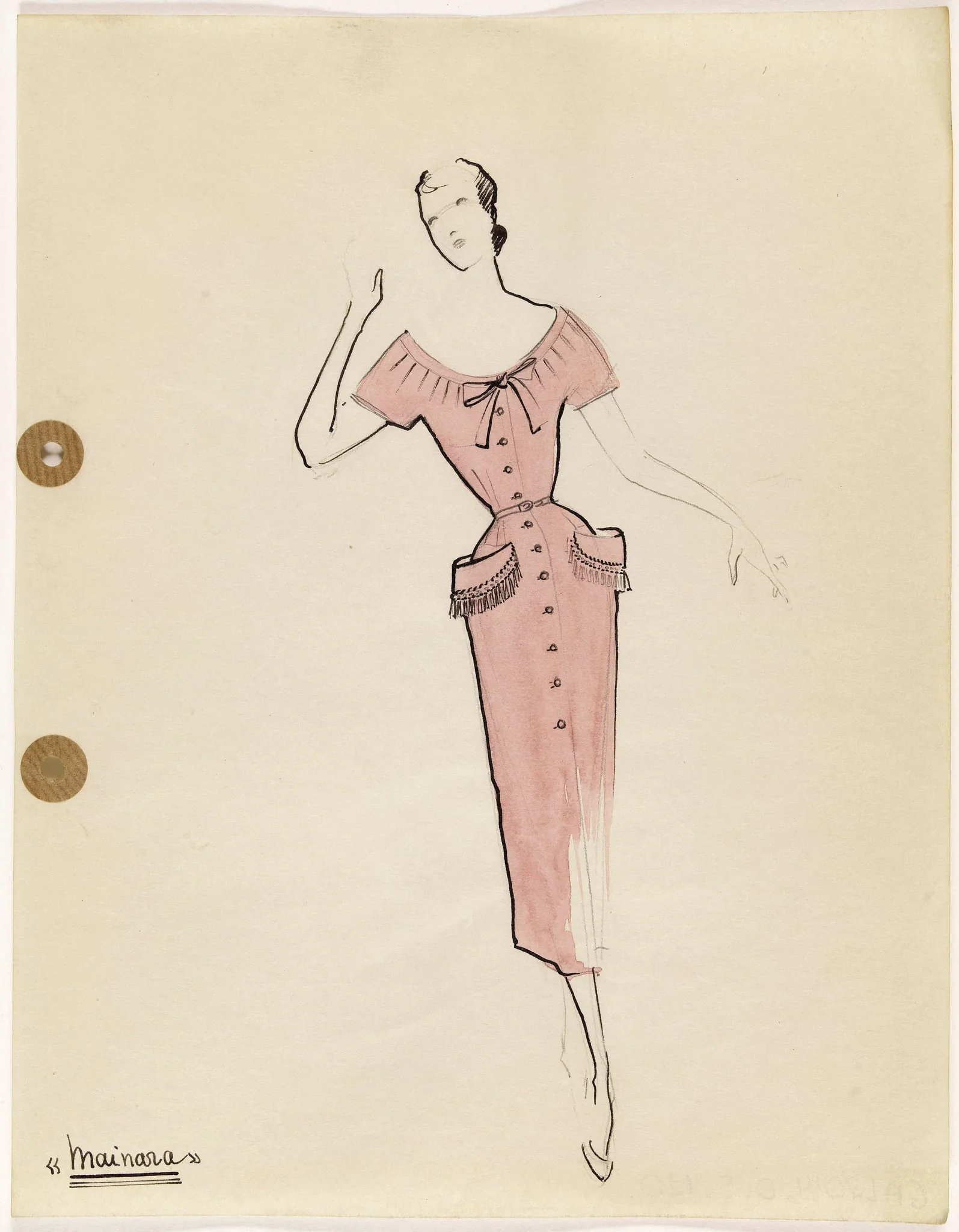'Mainara', by Carven, 1949