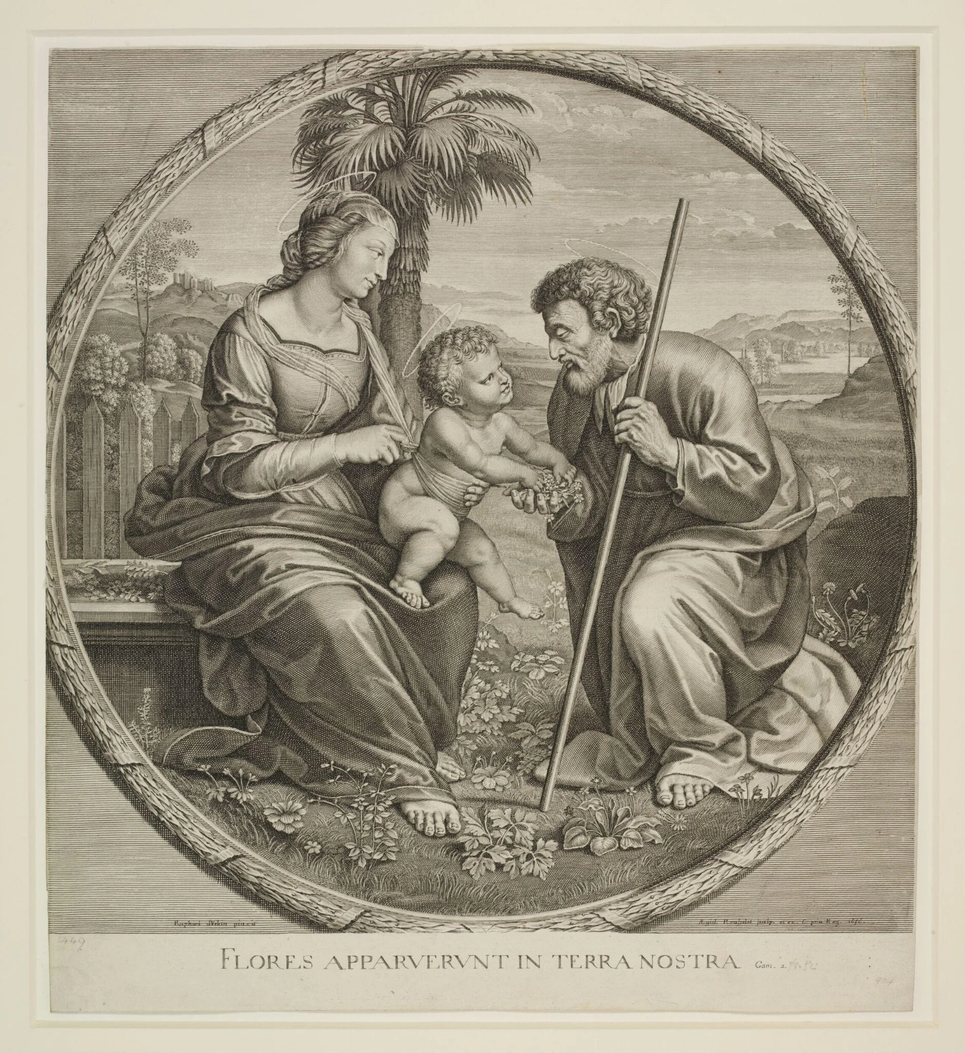 Holy Family, by Gilles Rousselet, 1625